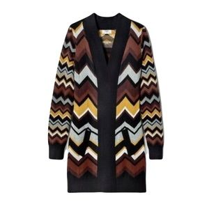 Missoni X Target Chevron Open Front Cardigan Sweater